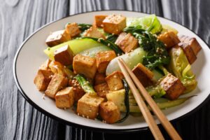 Tofu mit Pak Choi