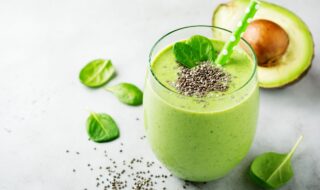 Avocado-Shake mit Chiasamen