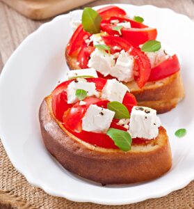 Feta-Tomaten Baguette