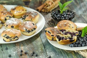 Blaubeer-Bananen-Muffins