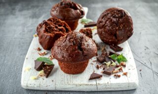 Schoko-Erdnuss-Muffins