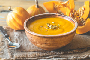 Kürbissuppe mit Quinoa