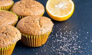 Zitronenmuffins mit Banane