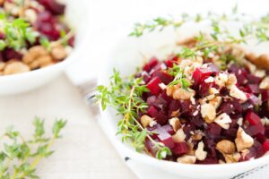 Rote Bete Salat mit Walnüssen