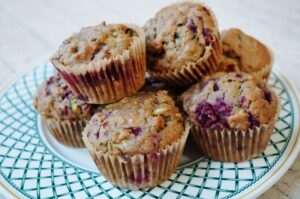 Joghurtmuffins mit Blaubeeren