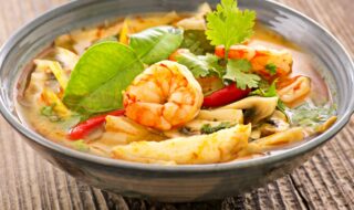 Tom Yam Gung – Gemüsesuppe mit Garnelen